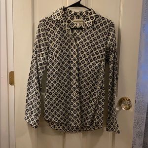 Patterned oxford shirt